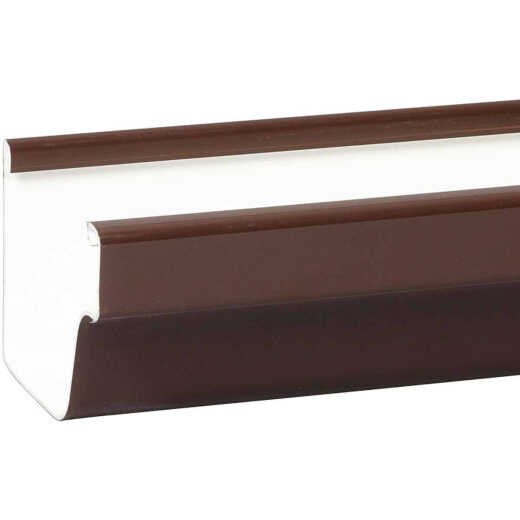 Amerimax 5 In. Traditional K-Style Brown Vinyl Gutter 10 Ft.