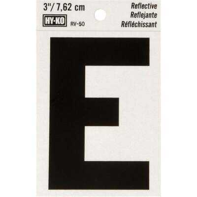 Hy-Ko Vinyl 3 In. Reflective Adhesive Letter, E