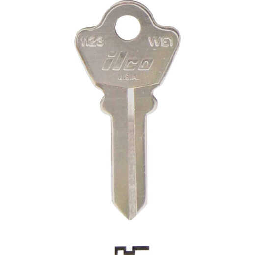 ILCO Welch Nickel Plated Cam Lock Key, 1123 (10-Pack)