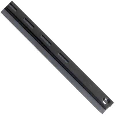 Knape & Vogt 80 Series 48 In. Black Steel Adjustable Shelf Standard