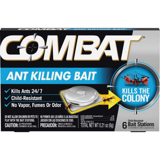 Combat Source Kill 0.21 Oz. Solid Ant Bait Station (6-Pack)