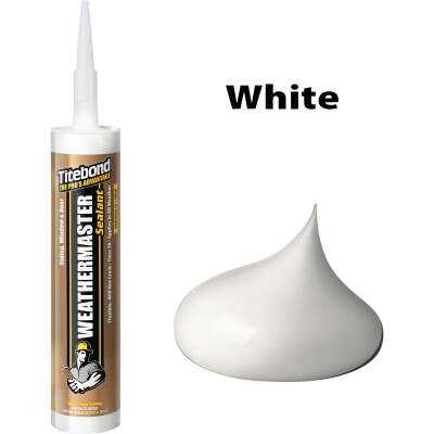 Titebond WeatherMaster 10 Oz. Polymer Sealant, 44001 White