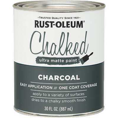 Rust-Oleum Chalked Charcoal Ultra Matte 30 Oz. Chalk Paint