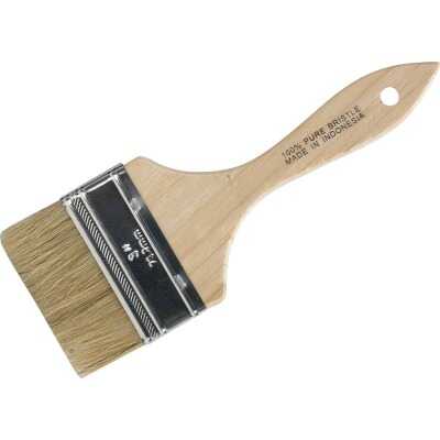 3 In. Flat Chip Wall Natural Bristle Paint Brush